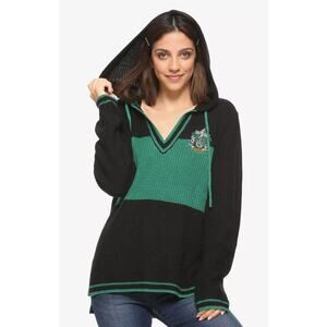 Harry Potter Slytherin Hooded Sweater, 3x